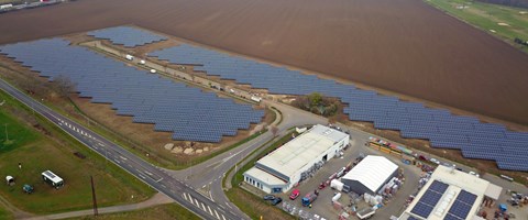 Solarenergie Nienburg, Drohnenaufnahme Solarenergie Nienburg, Drohnenaufnahme
